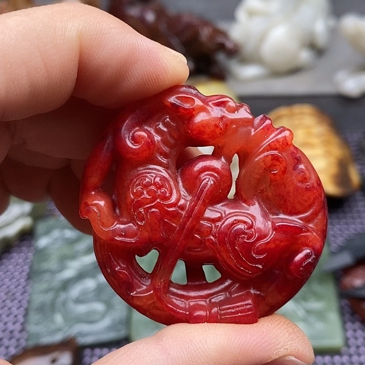 未镶嵌蛇纹石玉颈饰