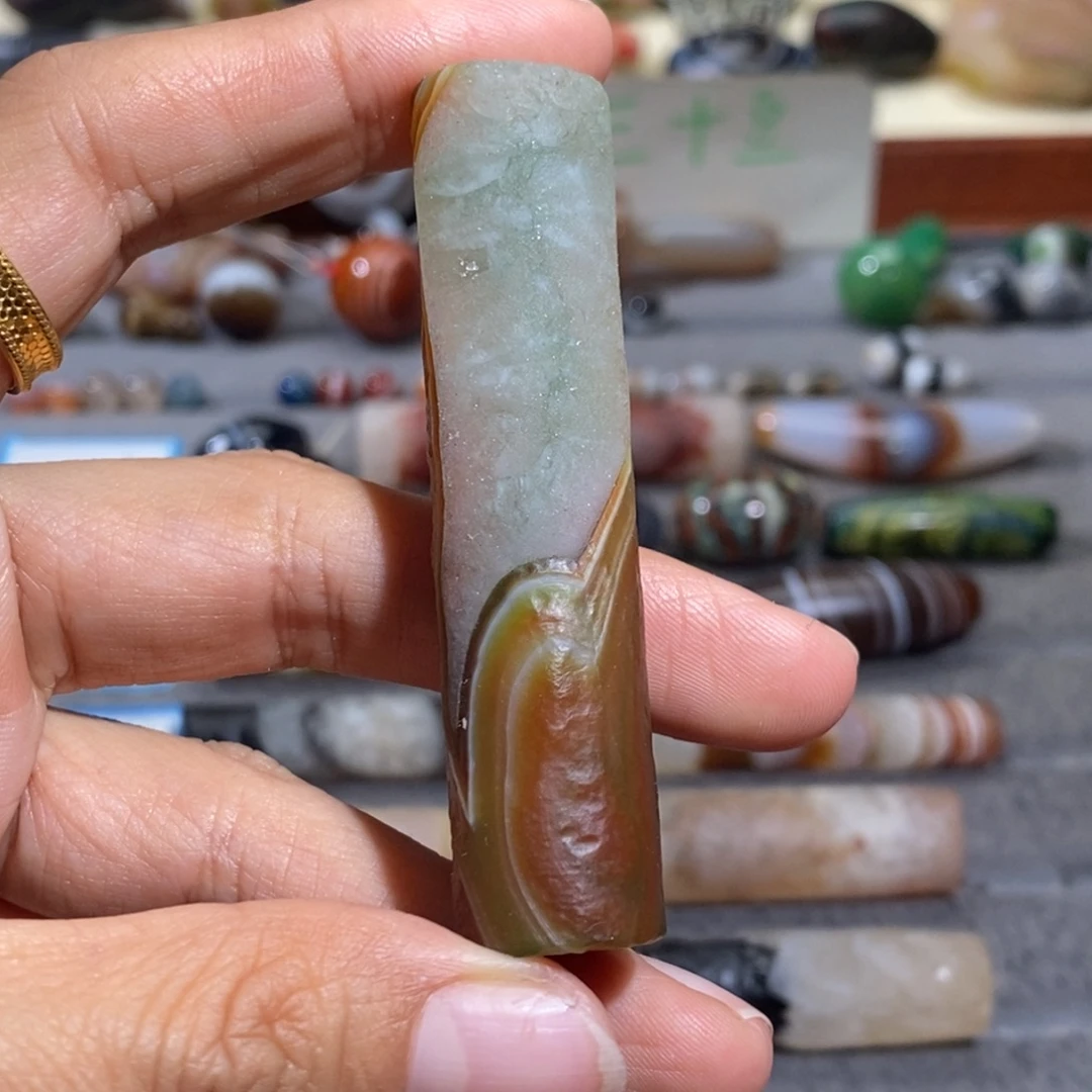 海***石玛瑙/玉髓合金颈饰
