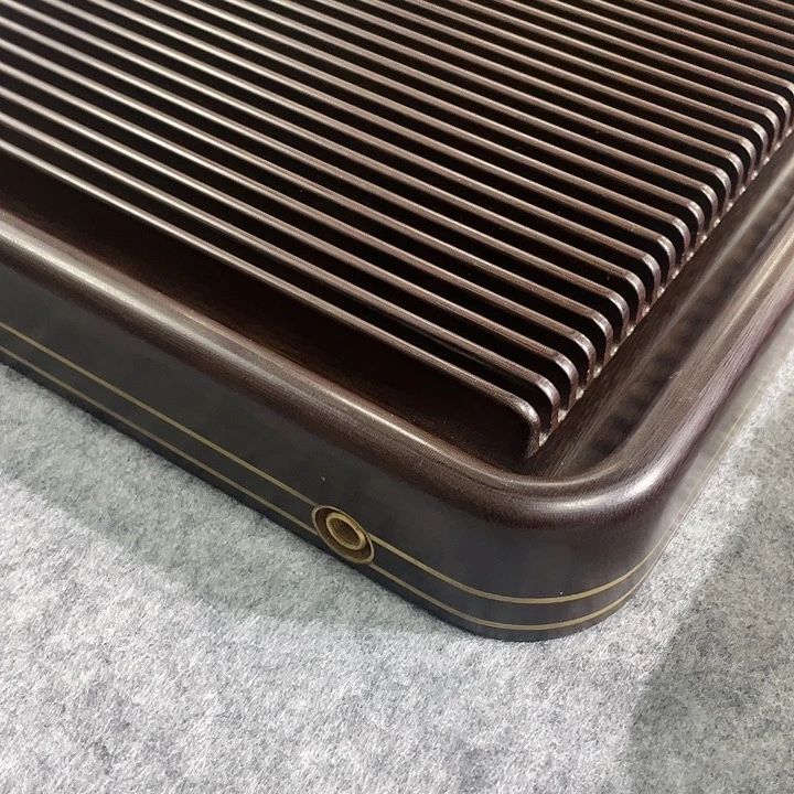 【闪购商品】仁***行电木茶盘紫檀色边金100/50/5