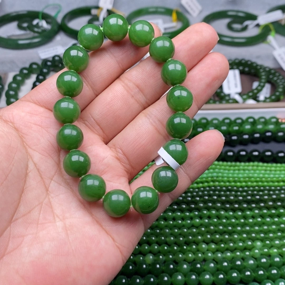 未镶嵌手串和田玉（碧玉）卡12
