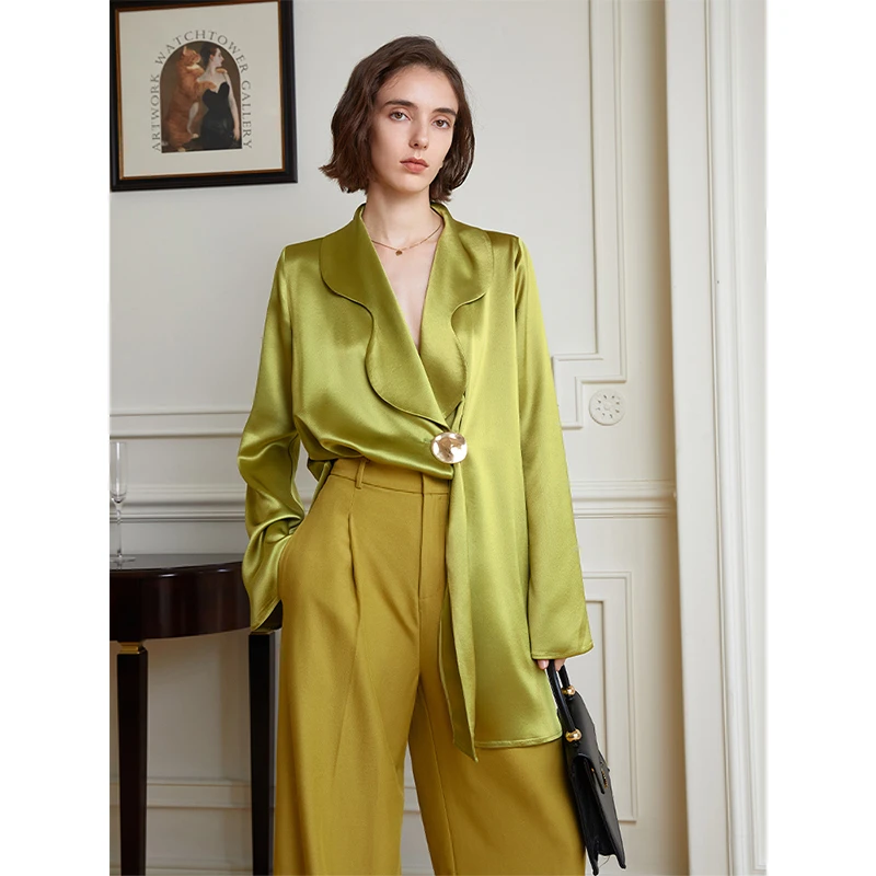 【楠哥专属】复古经典休闲阔腿长款通勤西装裤女春秋新款21365