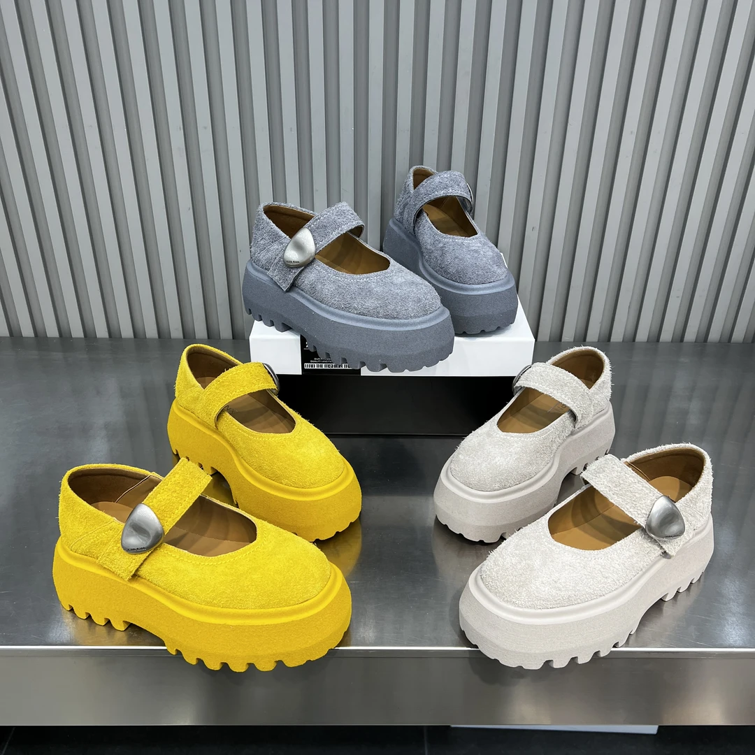 时尚百搭夏季单鞋春季玛丽珍鞋厚底平底浅口尖头韩版