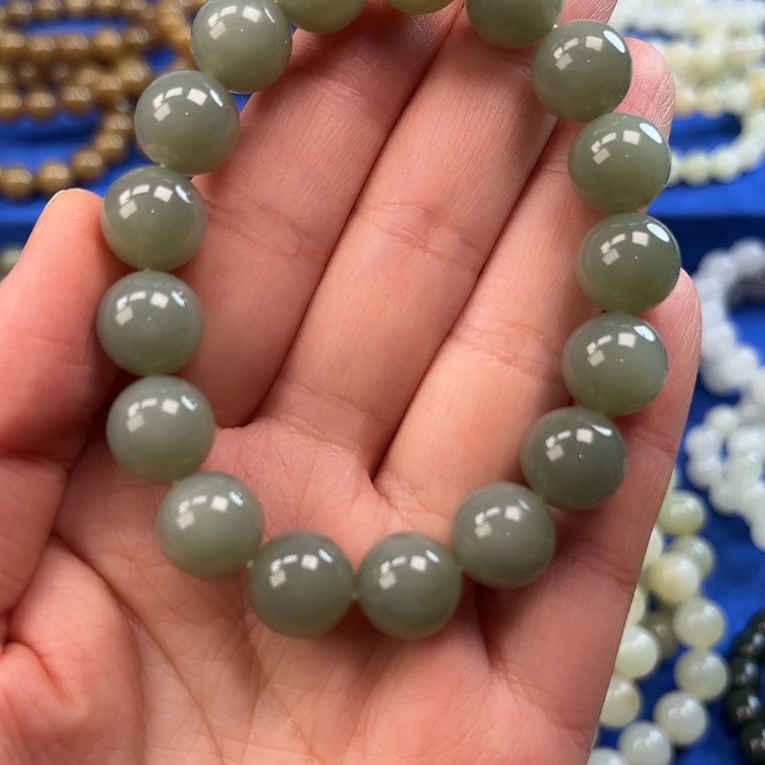 和田玉未镶嵌手链