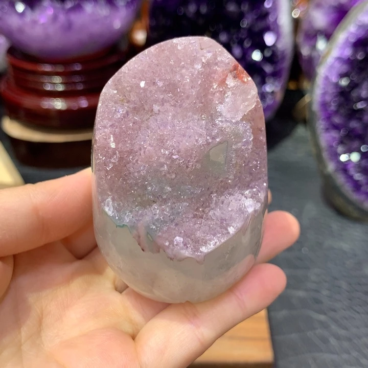 珠宝半成品紫晶未镶嵌