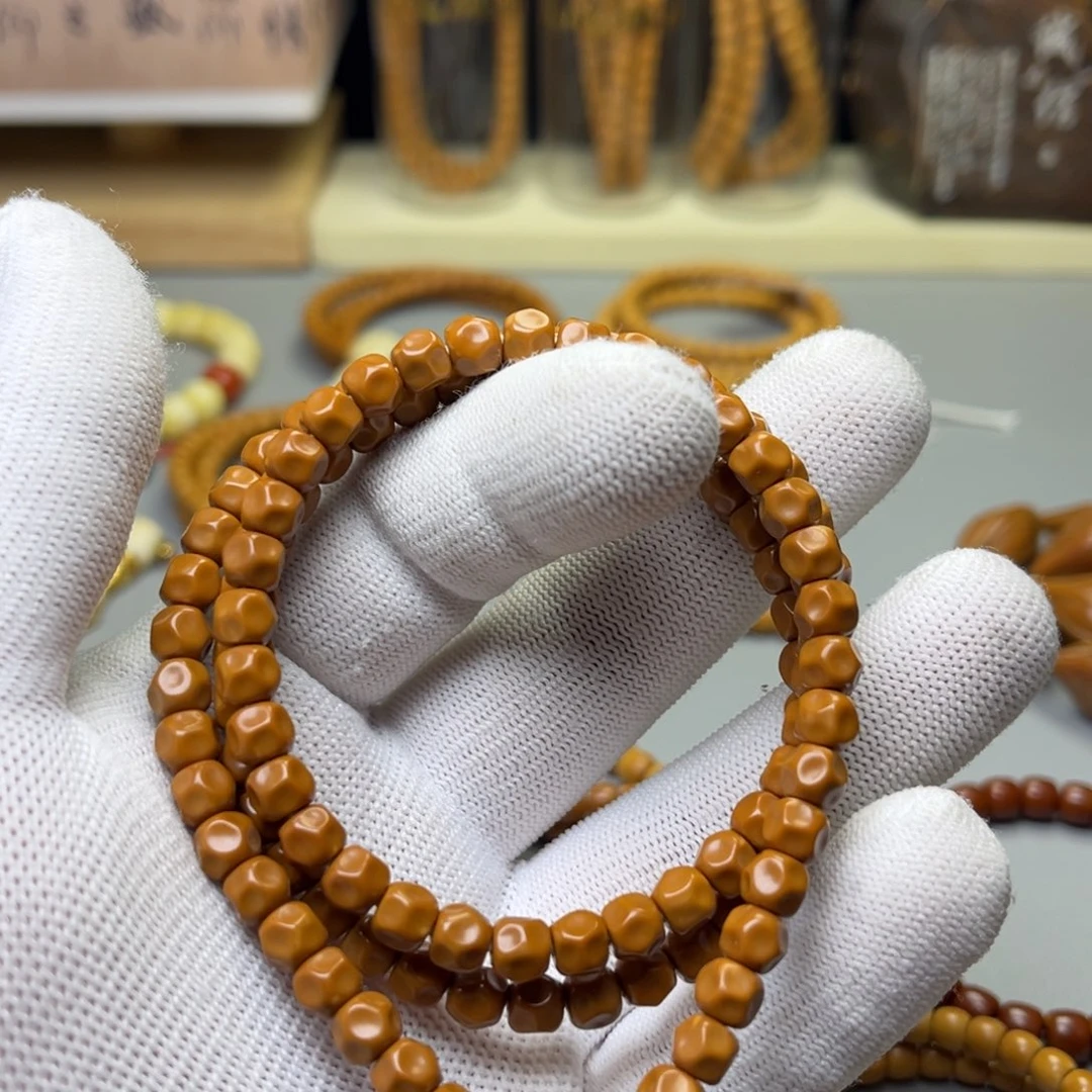 橄榄核手串呈****心橄榄核核尖