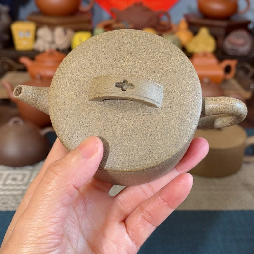 紫砂茶壶默*微瑕精工半手零添加支持检测假一赔十