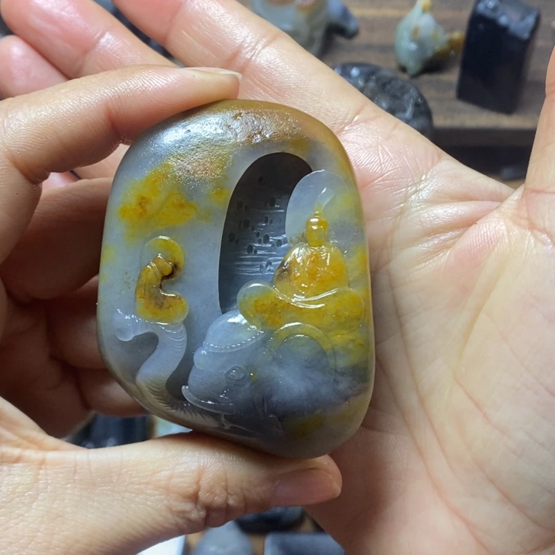 和田玉颈饰未镶嵌?***空