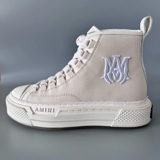 amiri/埃米尔 am003 骨头鞋帆布鞋厚底高帮系带