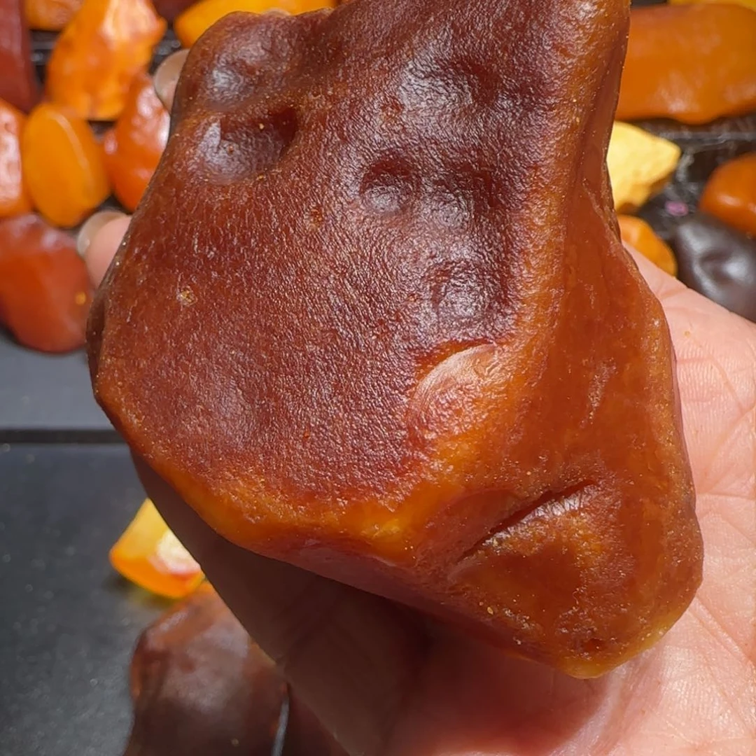 定制琥珀未镶嵌一*儿专属定制