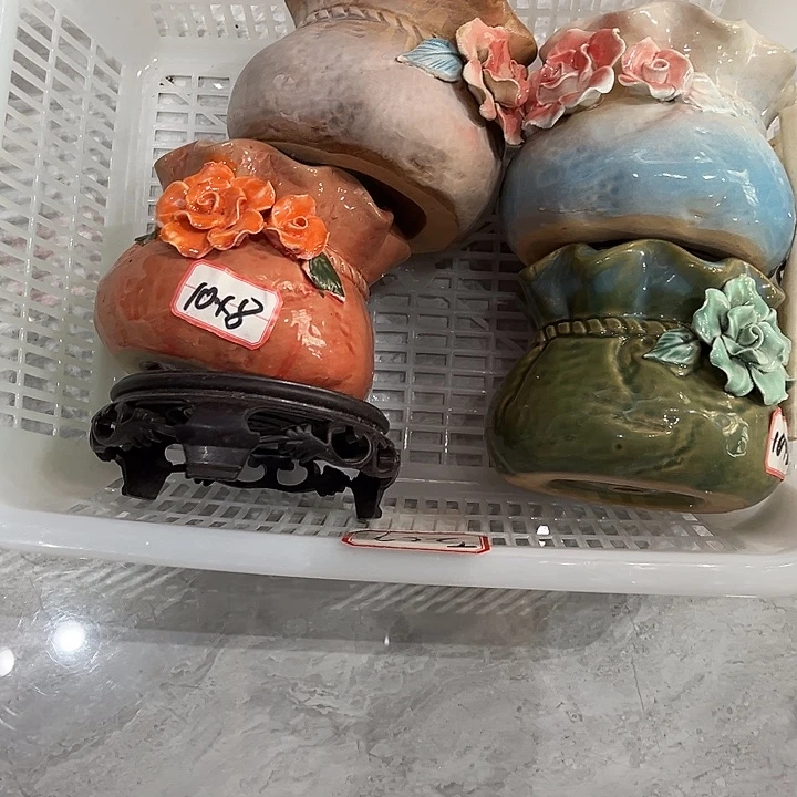 瑕疵粗陶花盆瑕疵