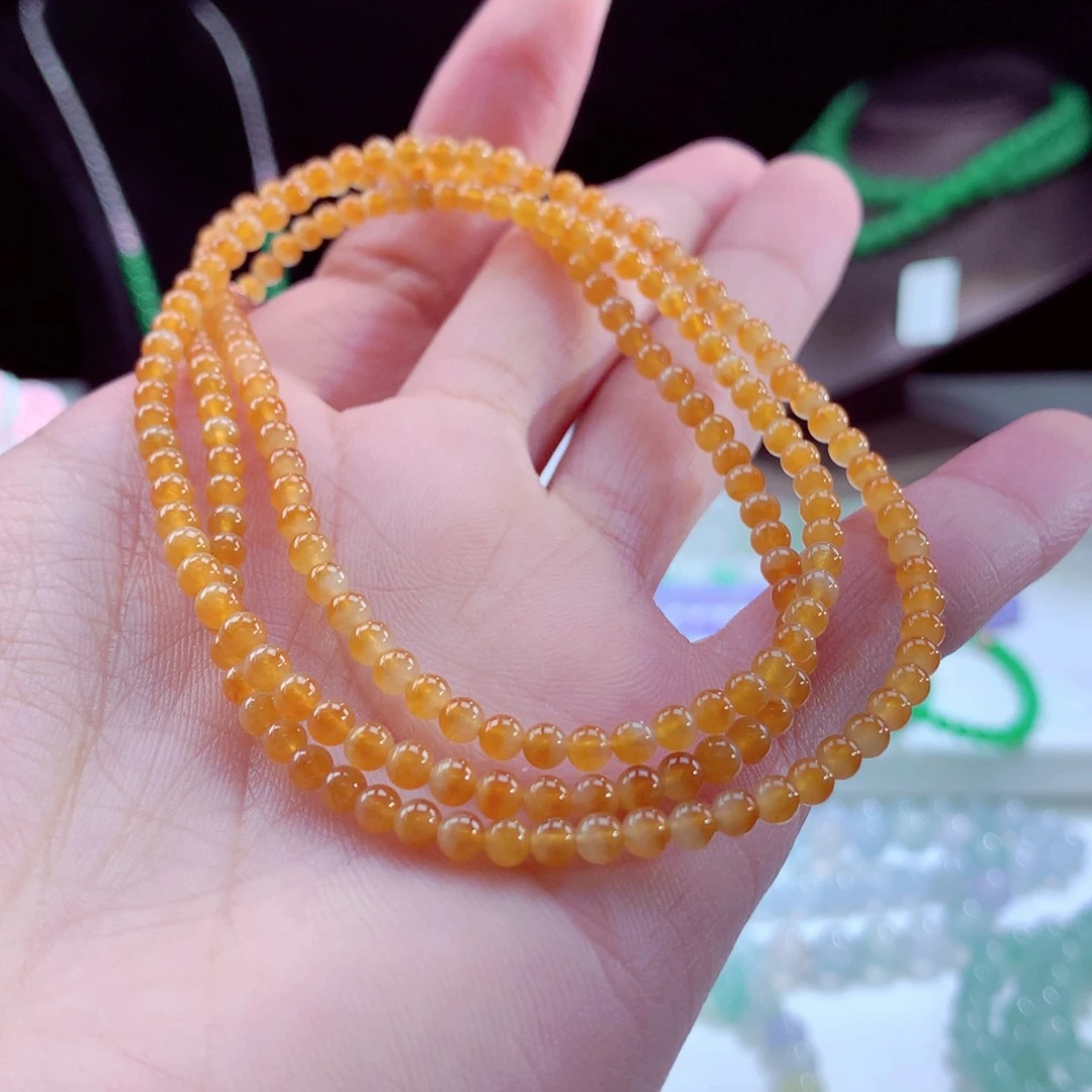 翡翠手链未镶嵌卡3.5mm