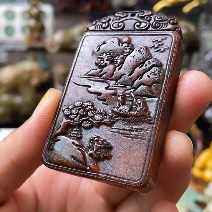 和田玉（糖玉）未镶嵌颈饰