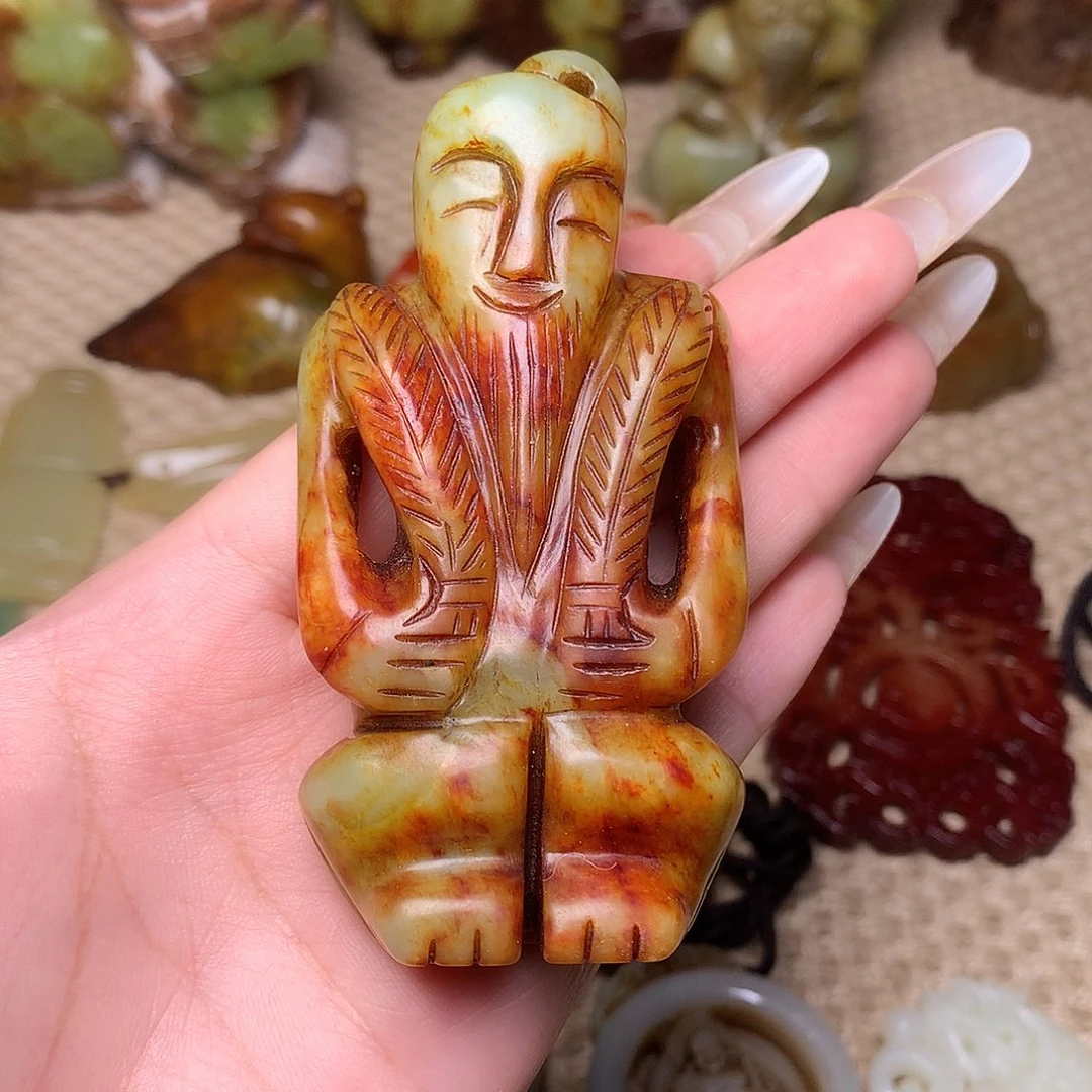 未镶嵌蛇纹石玉颈饰