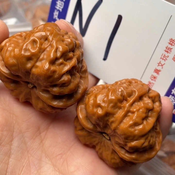 文玩核桃把件蛙蛙41尺