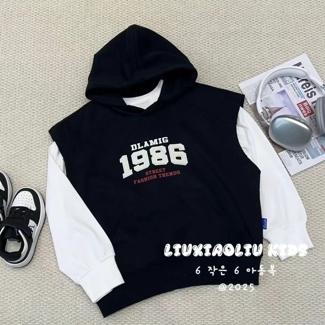 杭州六小六正版BY LIUXIAOLIU秋季儿童卫衣两件套17156