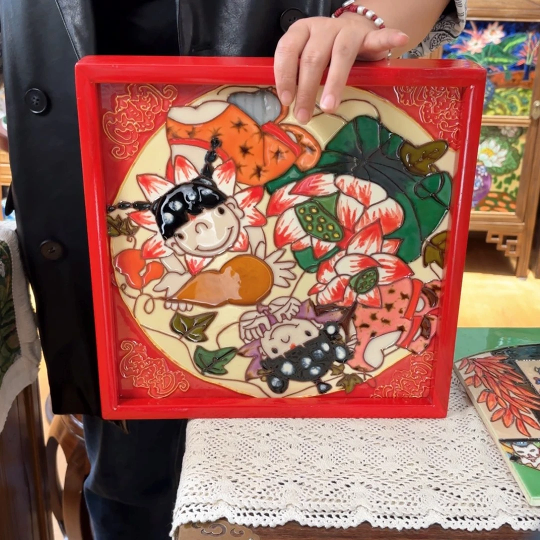 瓷片32.32实木框特价福利款微瑕