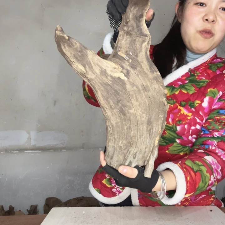 空***白木太行崖柏摆件摆件