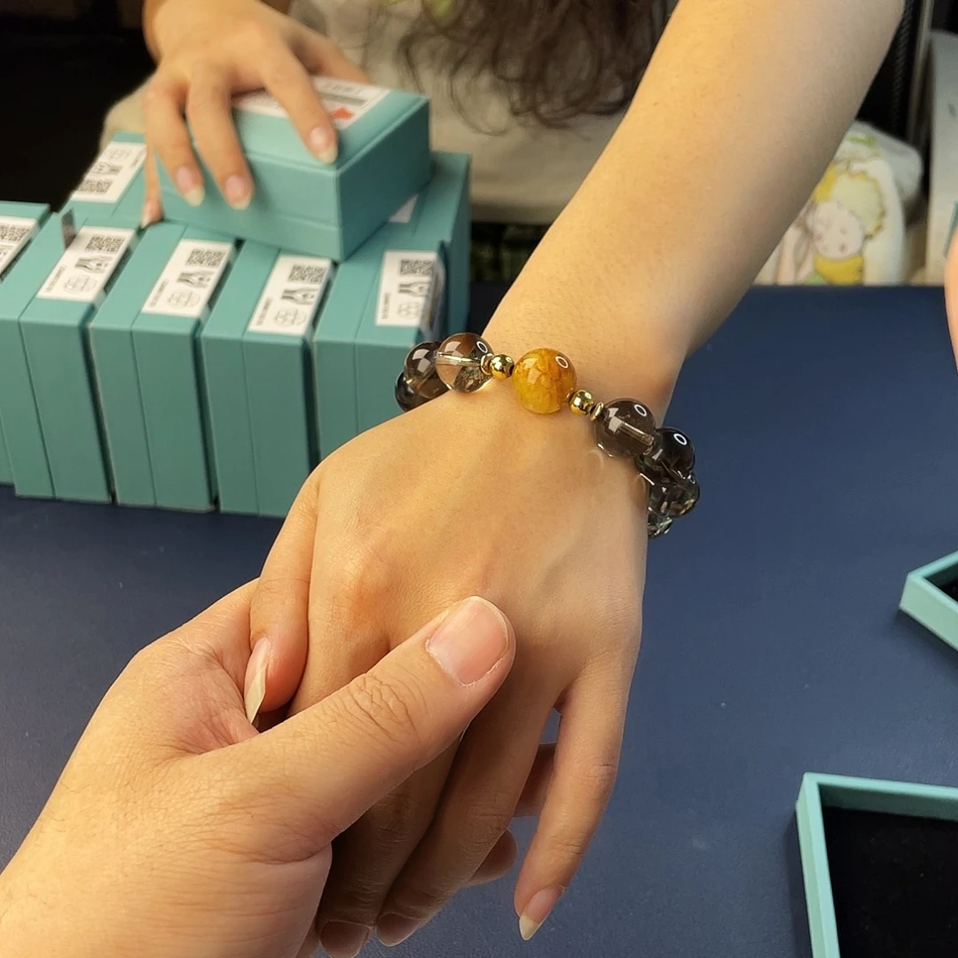 水晶银S925镶嵌手链