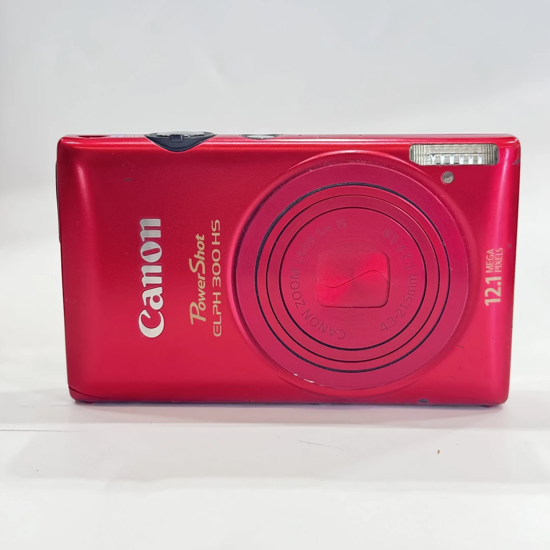 95新 Canon/佳能 ixus220红色欧版1210w像素4x光变ccd数码相机
