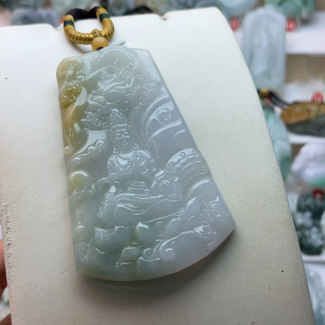 【闪购商品】翡翠未镶嵌颈饰搞***们翡翠