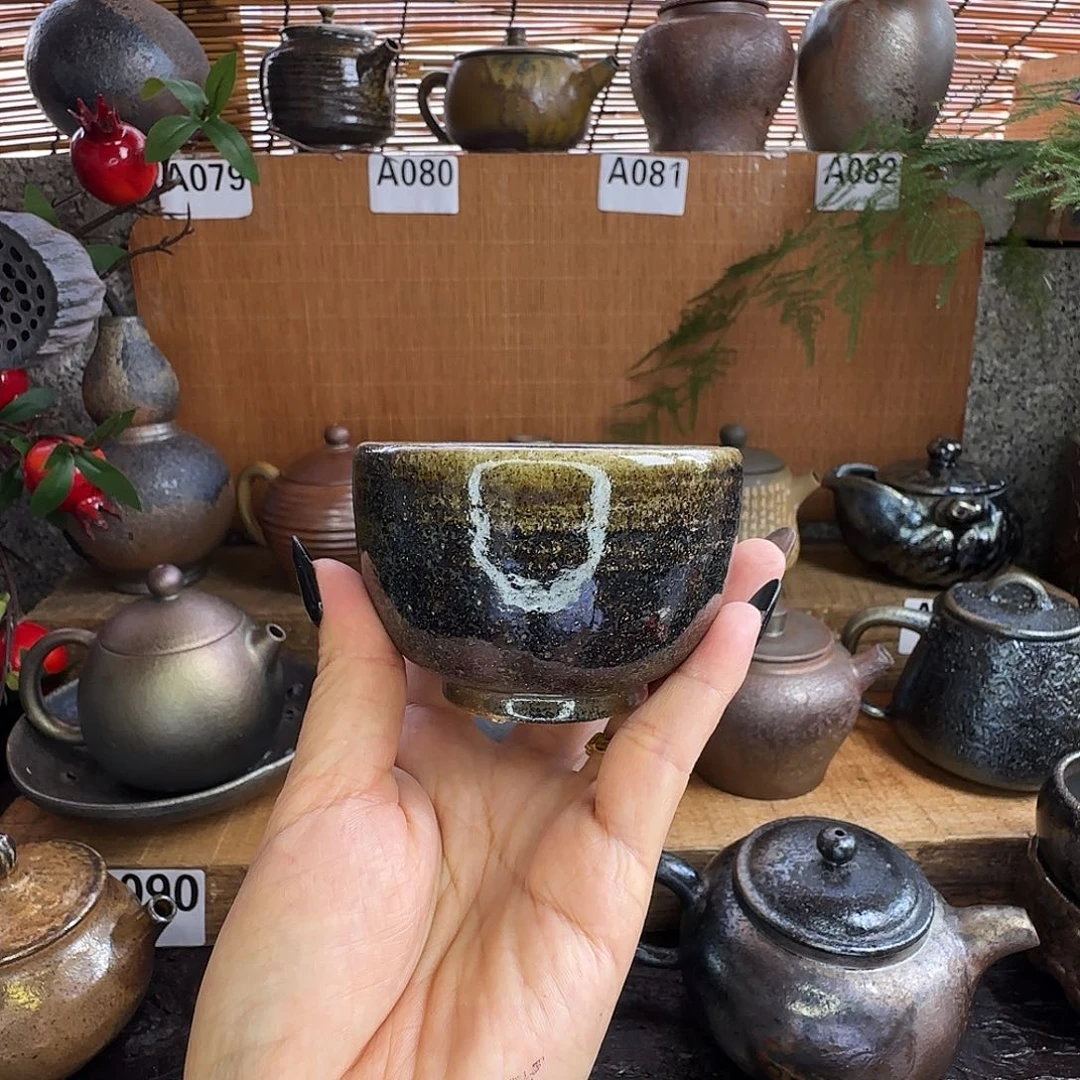 杯建水紫陶柴烧杯