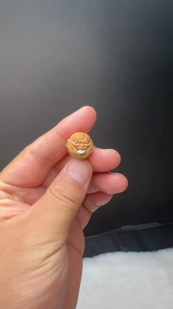 「JINCANG」镶嵌款舔僧   原皮原色猴头核桃