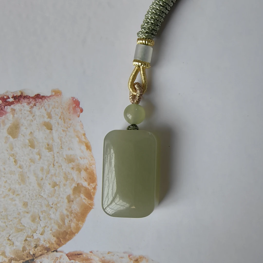 天然和田玉 印章无事牌 25*15*9.5 多样性发货