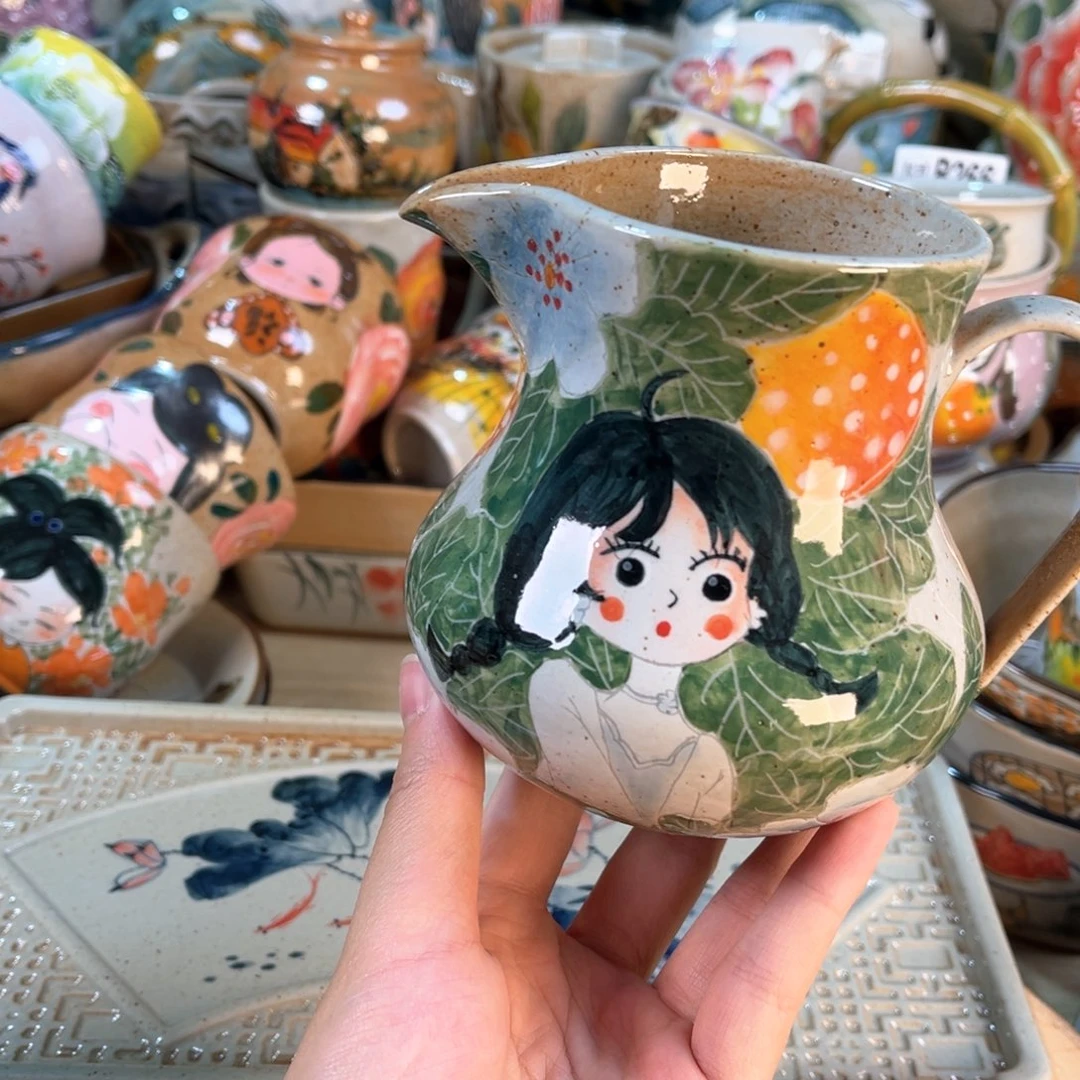 景德镇手工手绘杯