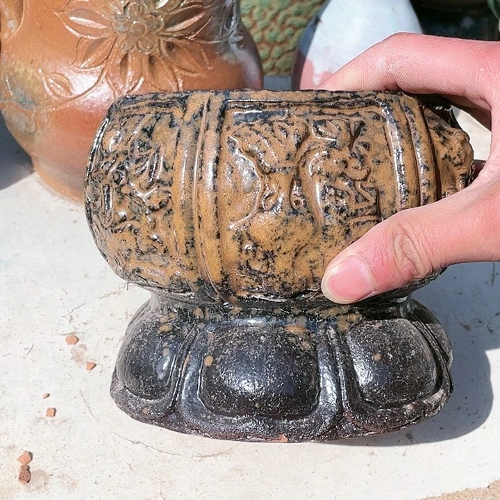 紫砂花盆无孔无孔花盆花盆