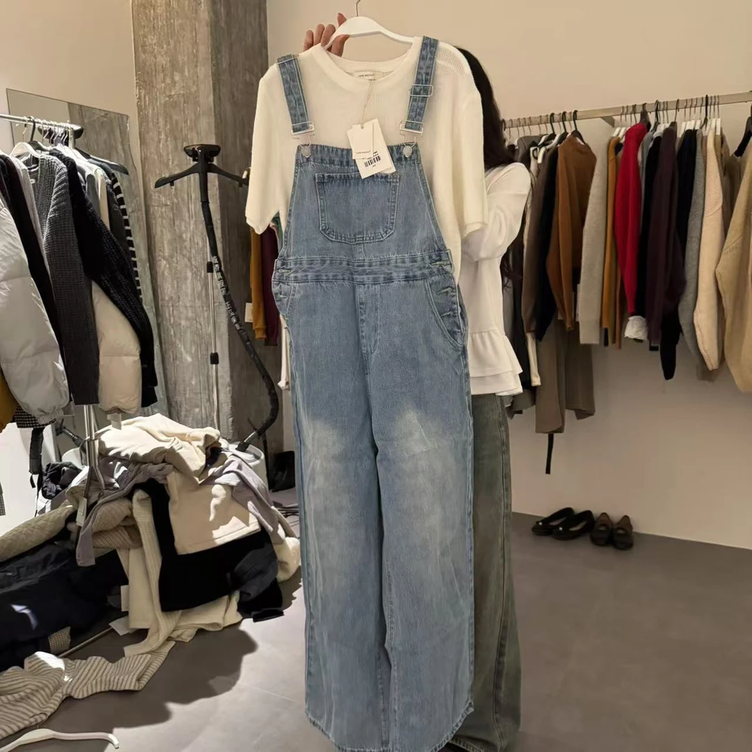 imiss@5222  韩系简约百搭背带裤1-2