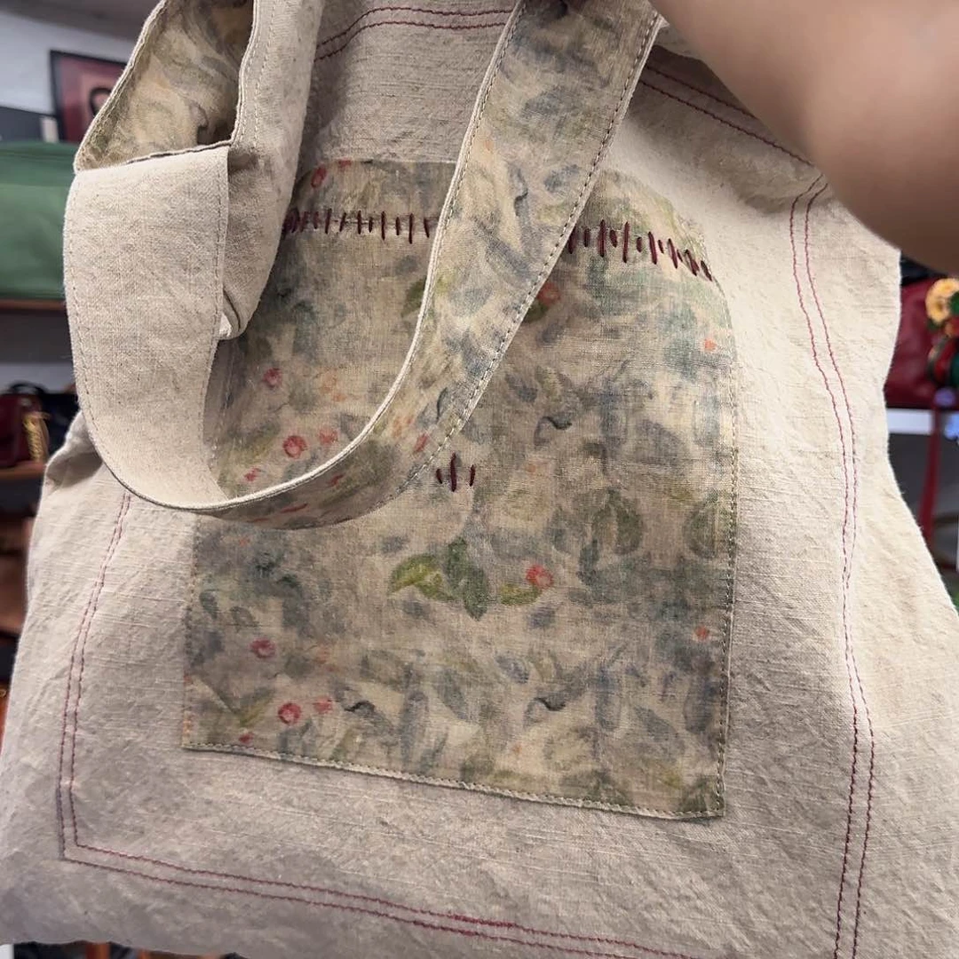 牛皮头层牛皮棉麻大包