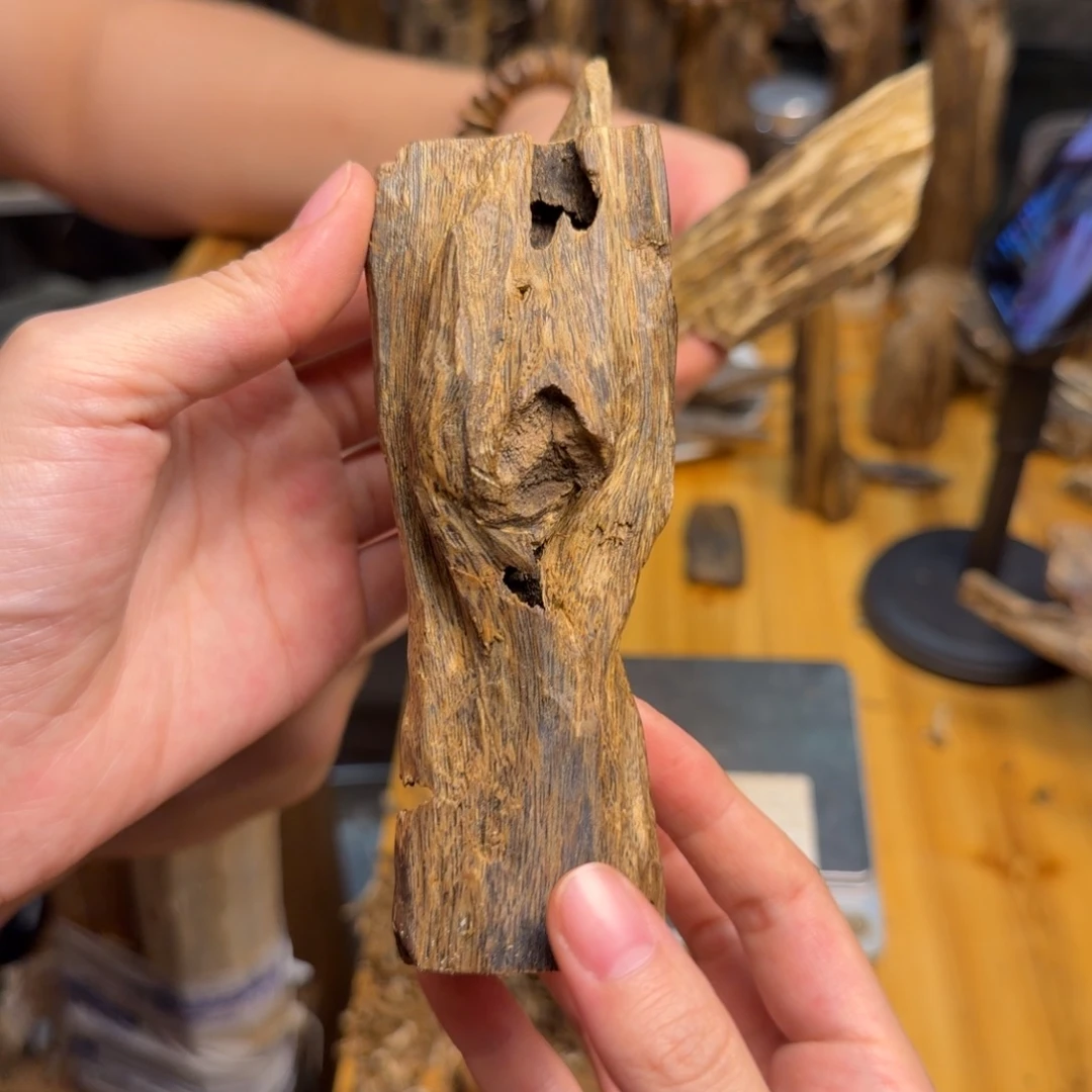 沉香沉香碎屑白棋块料59克