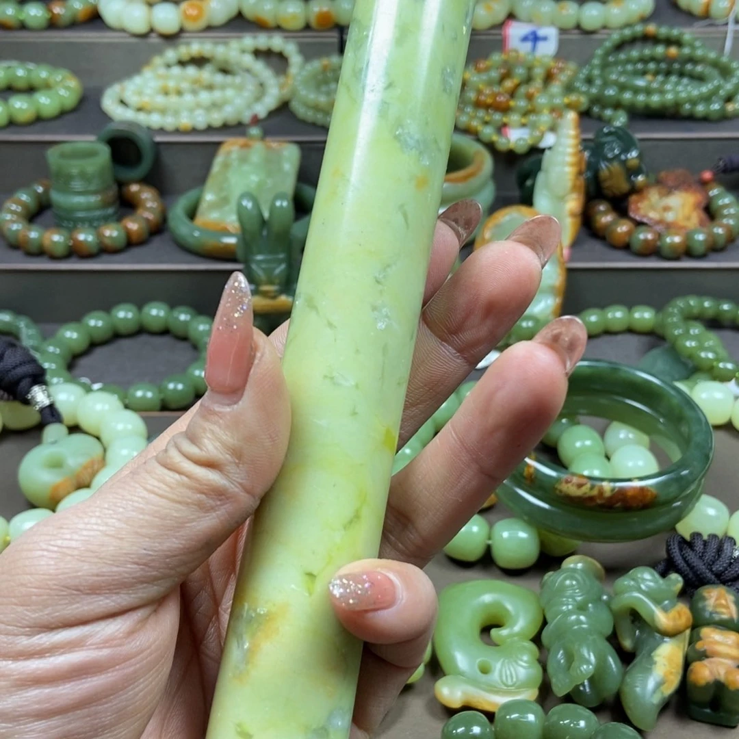 透闪石质玉手链未镶嵌