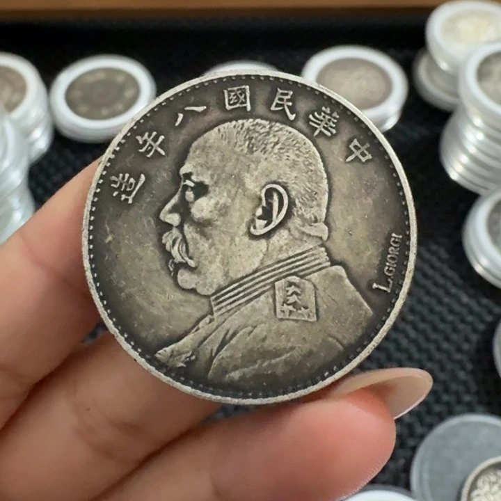 （乾藏甄选）复古龙洋  可吹响可吸反  工艺品家居摆件饰品