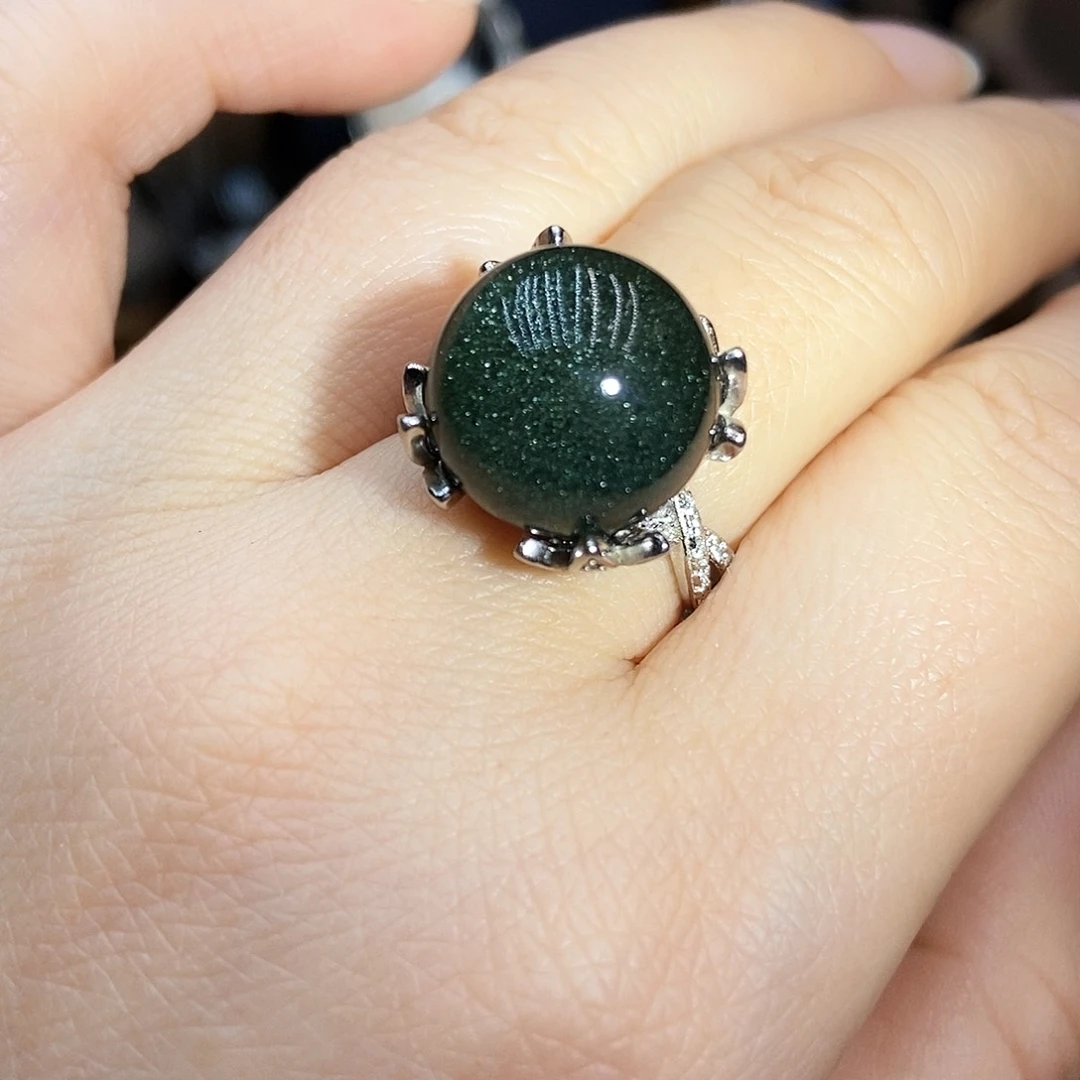 水晶戒指银S925镶嵌M***蒋