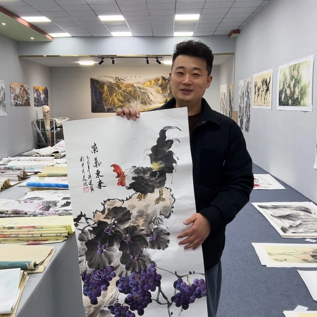 国画国画作品宣纸纯手绘