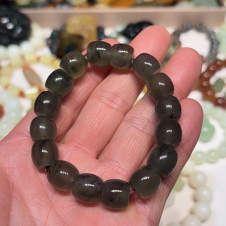 蛇纹石玉未镶嵌手串