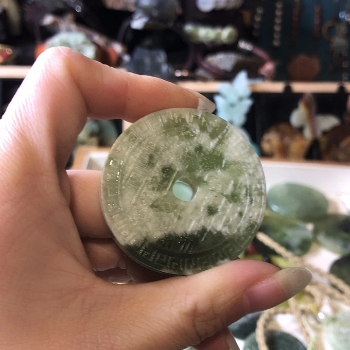 岫玉未镶嵌岫玉挂件