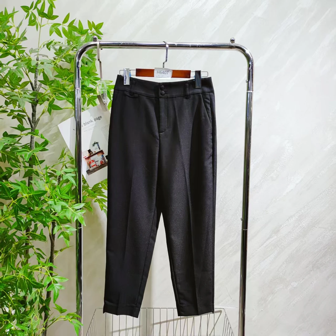 【H6407】 女士气质轻奢百搭休闲裤