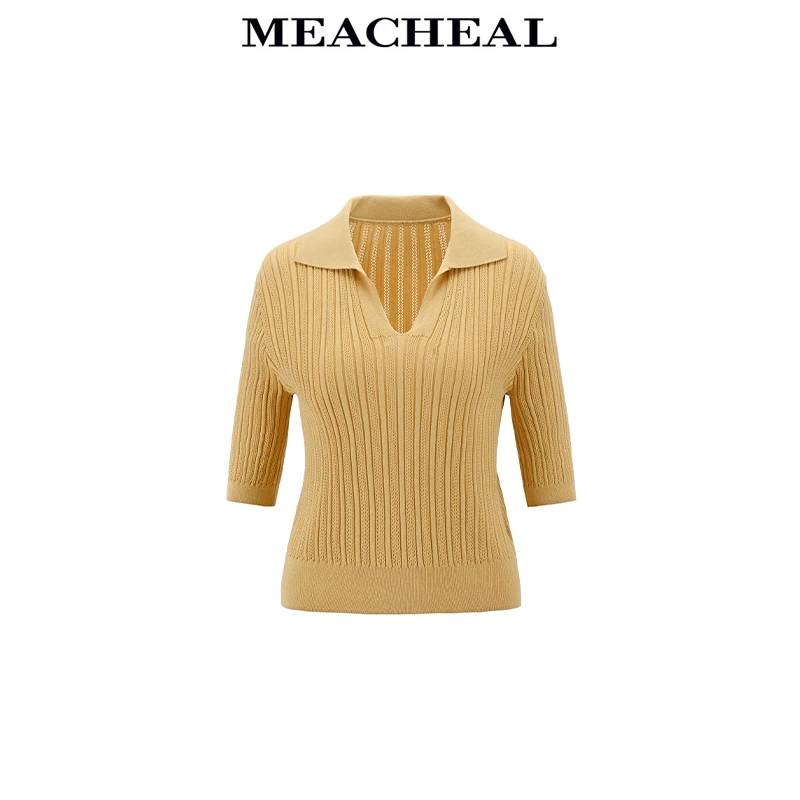 【星线好物】MEACHEAL/米茜尔嫩姜黄毛衫324232031023