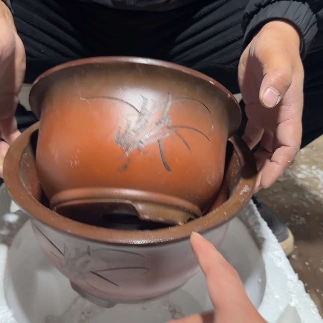 紫砂花盆瑕疵是不需要