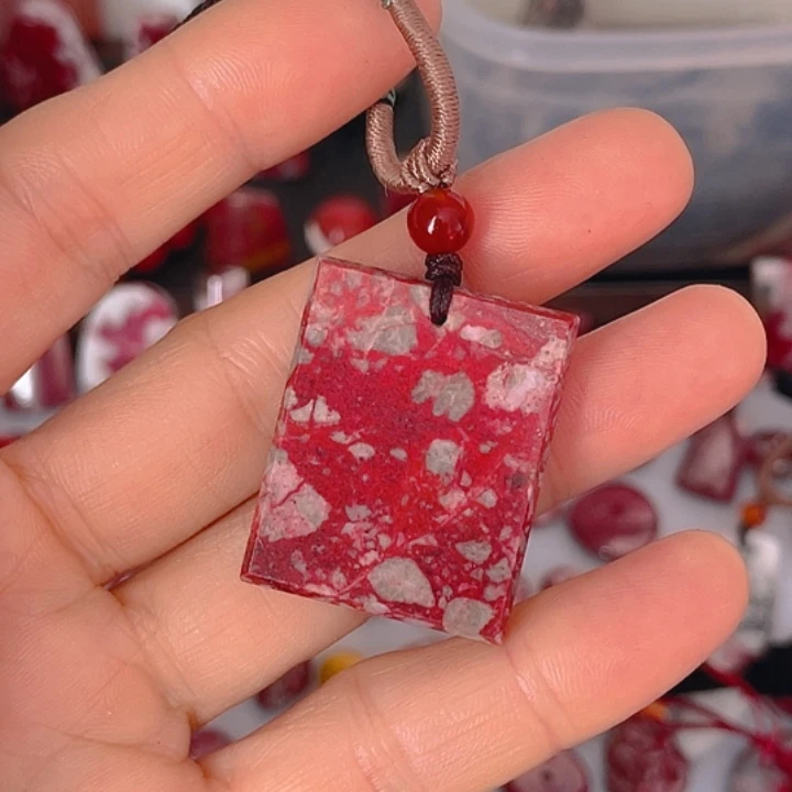 天然辰砂原石原切