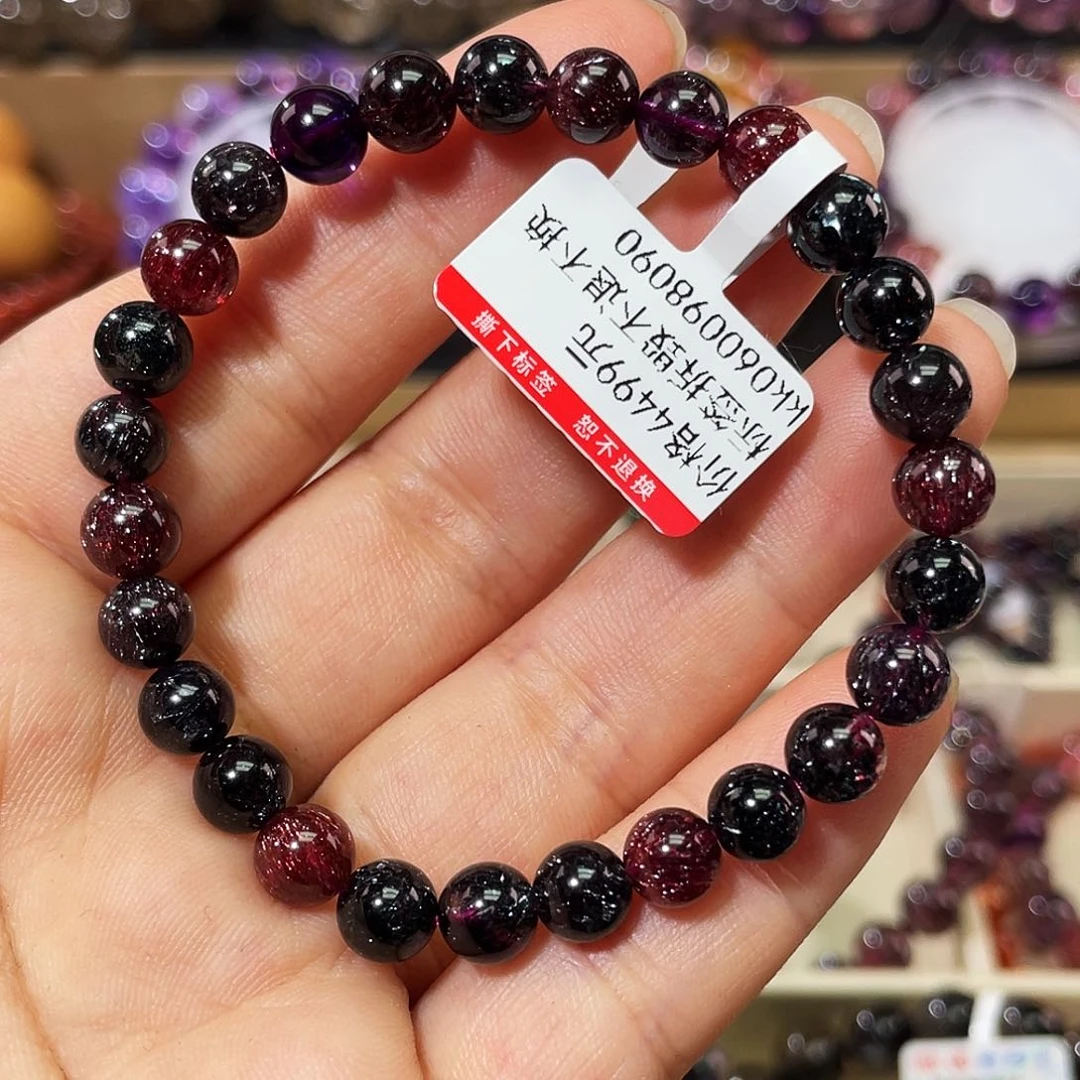 水晶手链未镶嵌黑加仑7