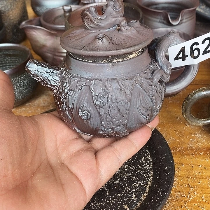 紫砂茶杯柴烧纯手工