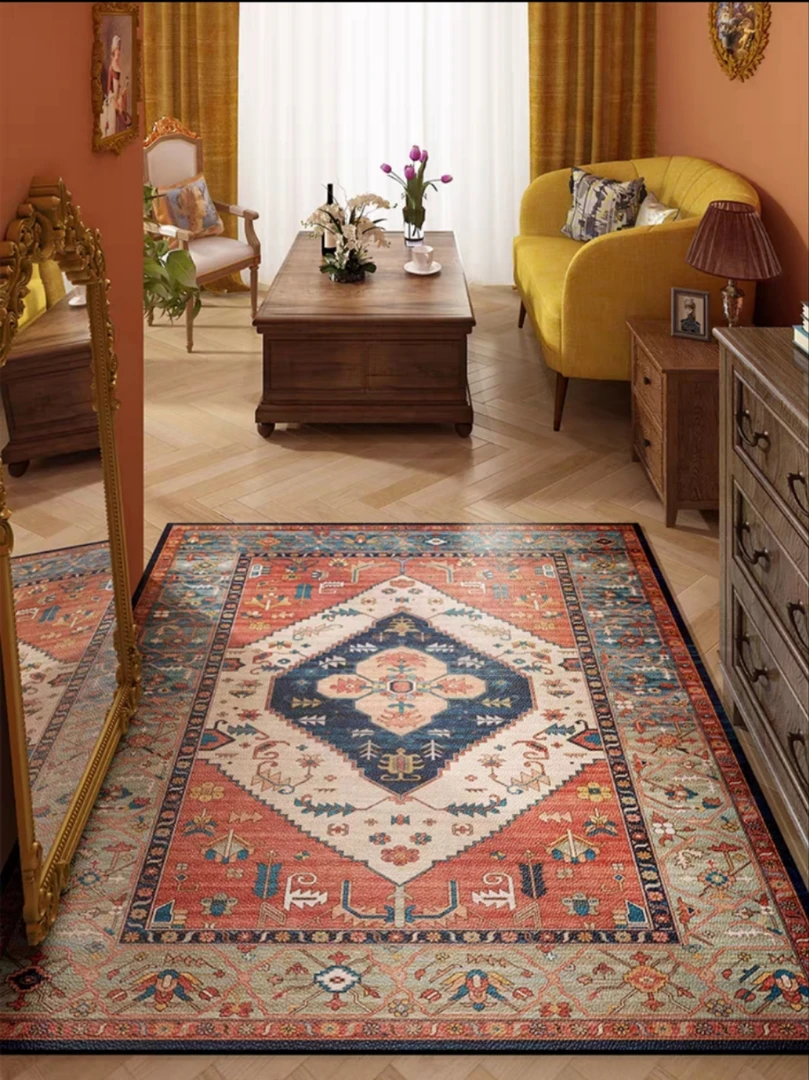 山海-469【80X120】藏式民族风沙发床边及入户门