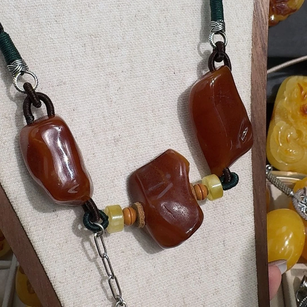 琥珀未镶嵌裸石你