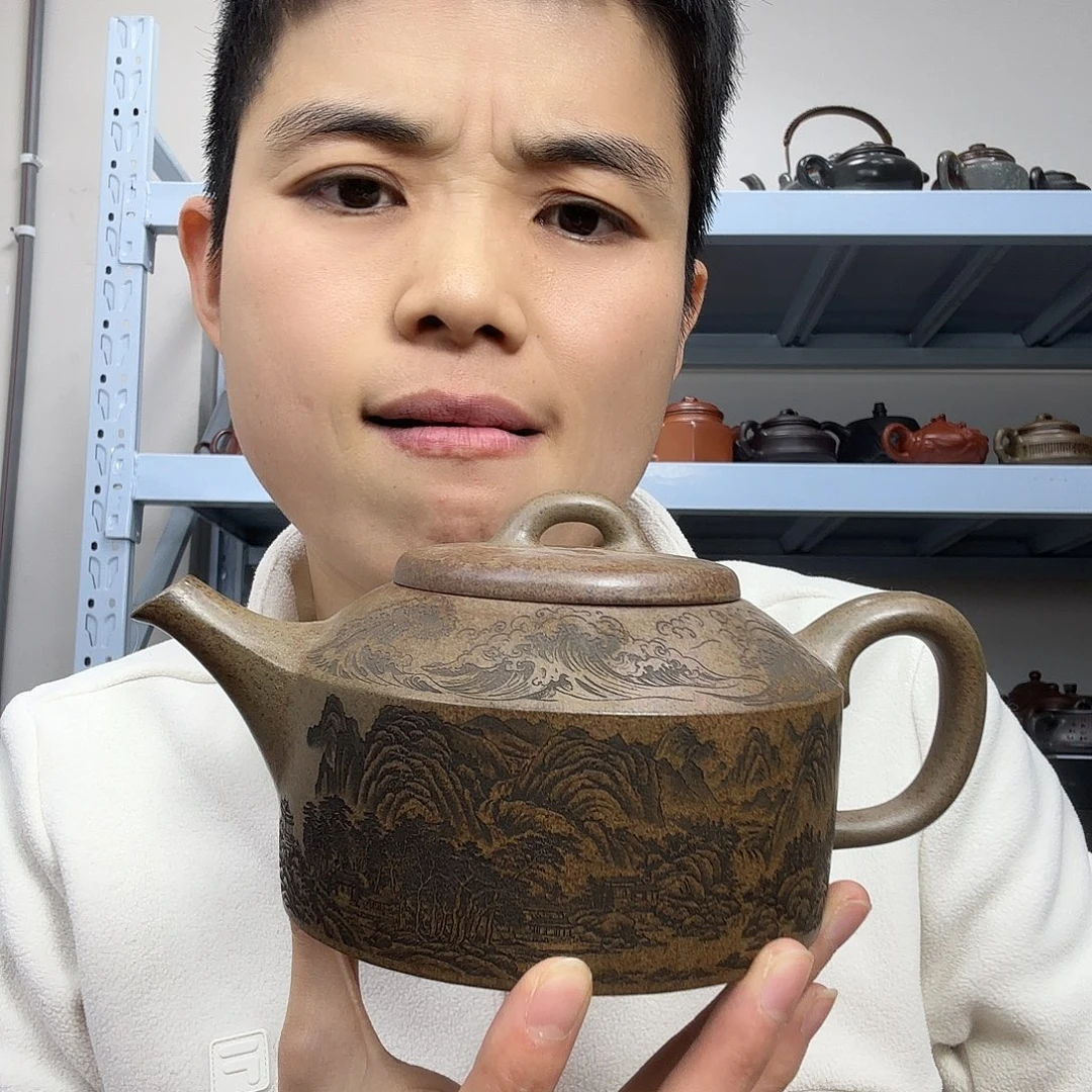 茶壶紫砂民间手艺人全手工制作