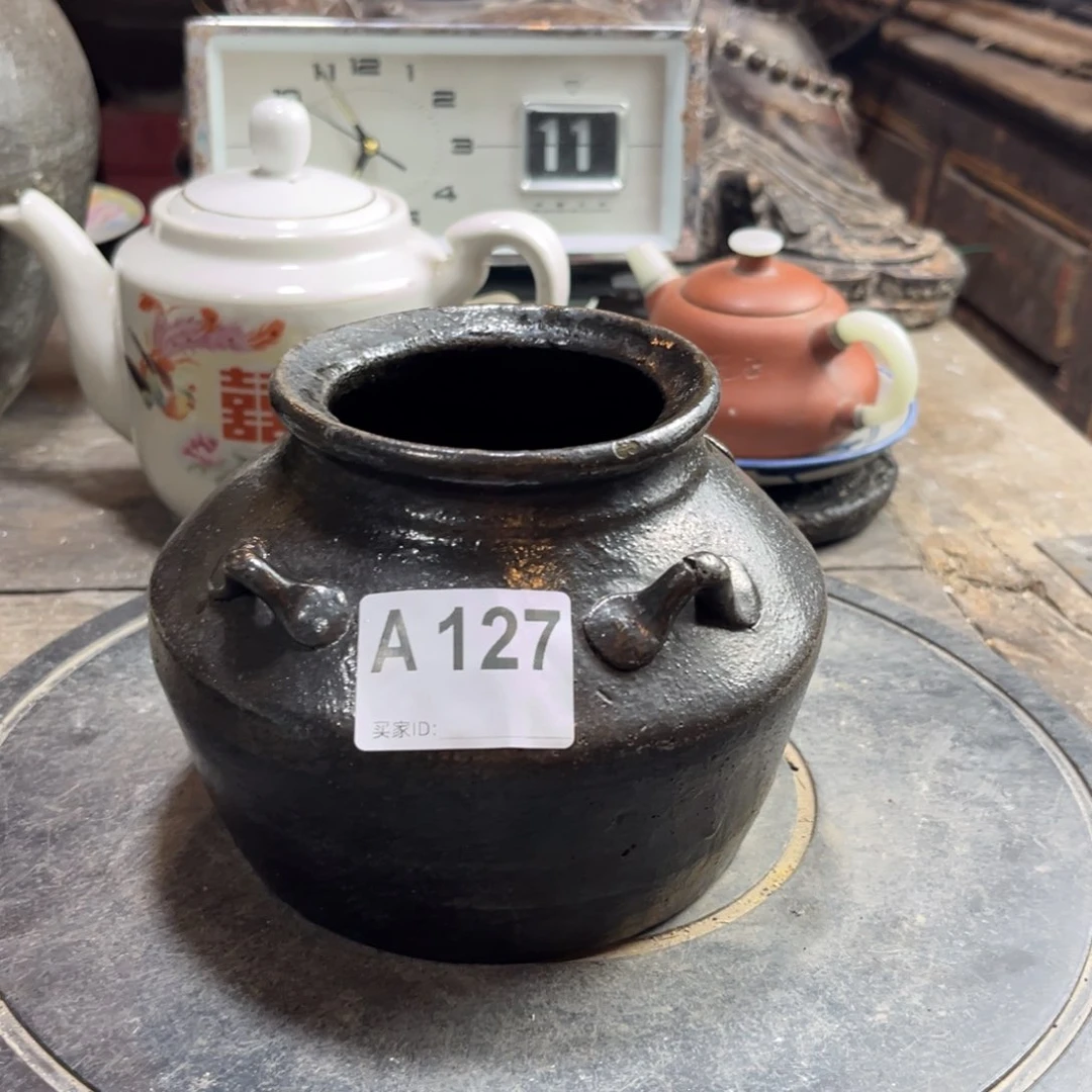 摆件  A127黄*紫