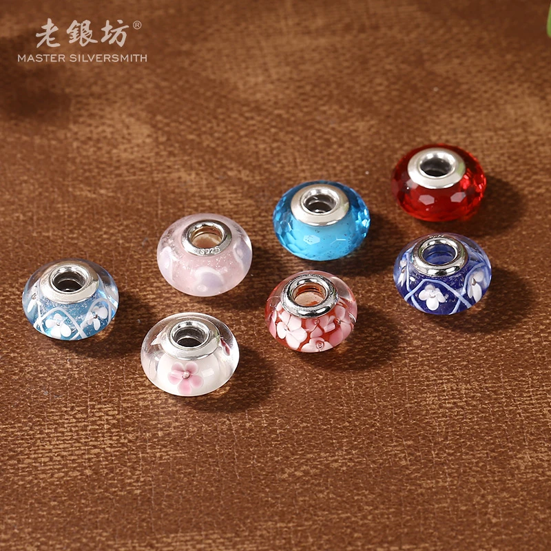 925银银制品 琉璃路路通吊坠0089258