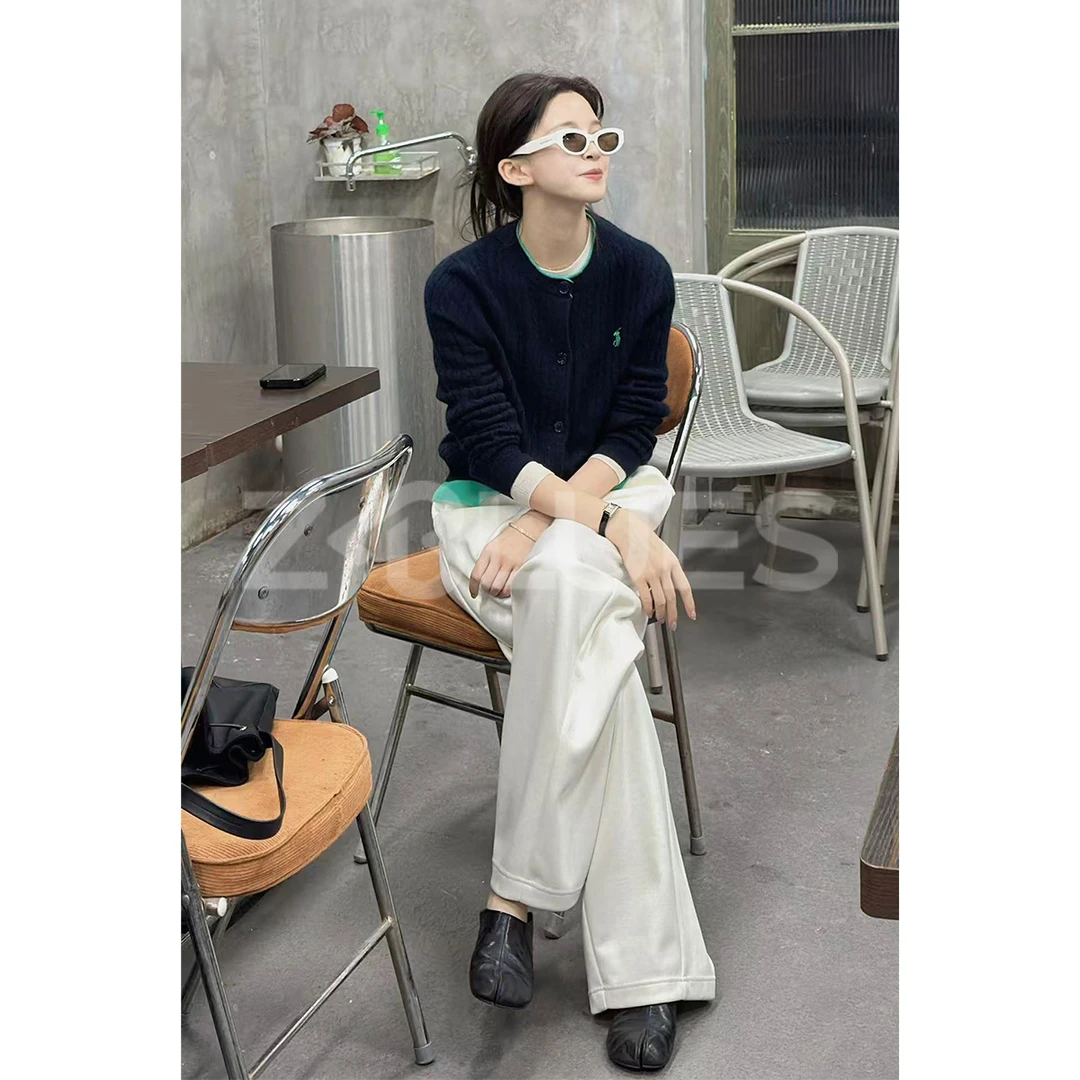 Z.blues【满分裤】软糯显瘦绵羊毛混纺松紧休闲裤YZYLJR9918